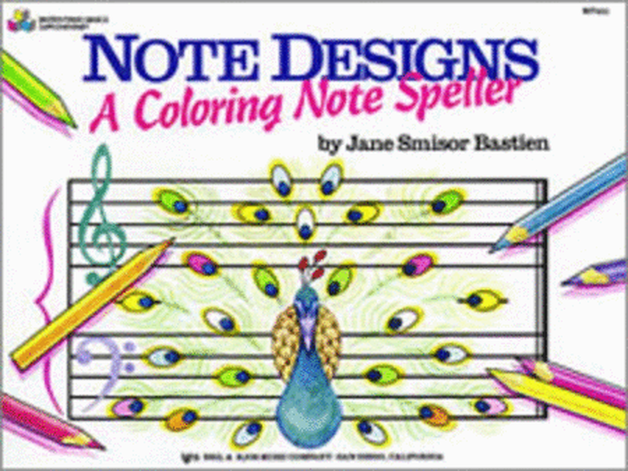 Note Designs A Coloring Note Speller
