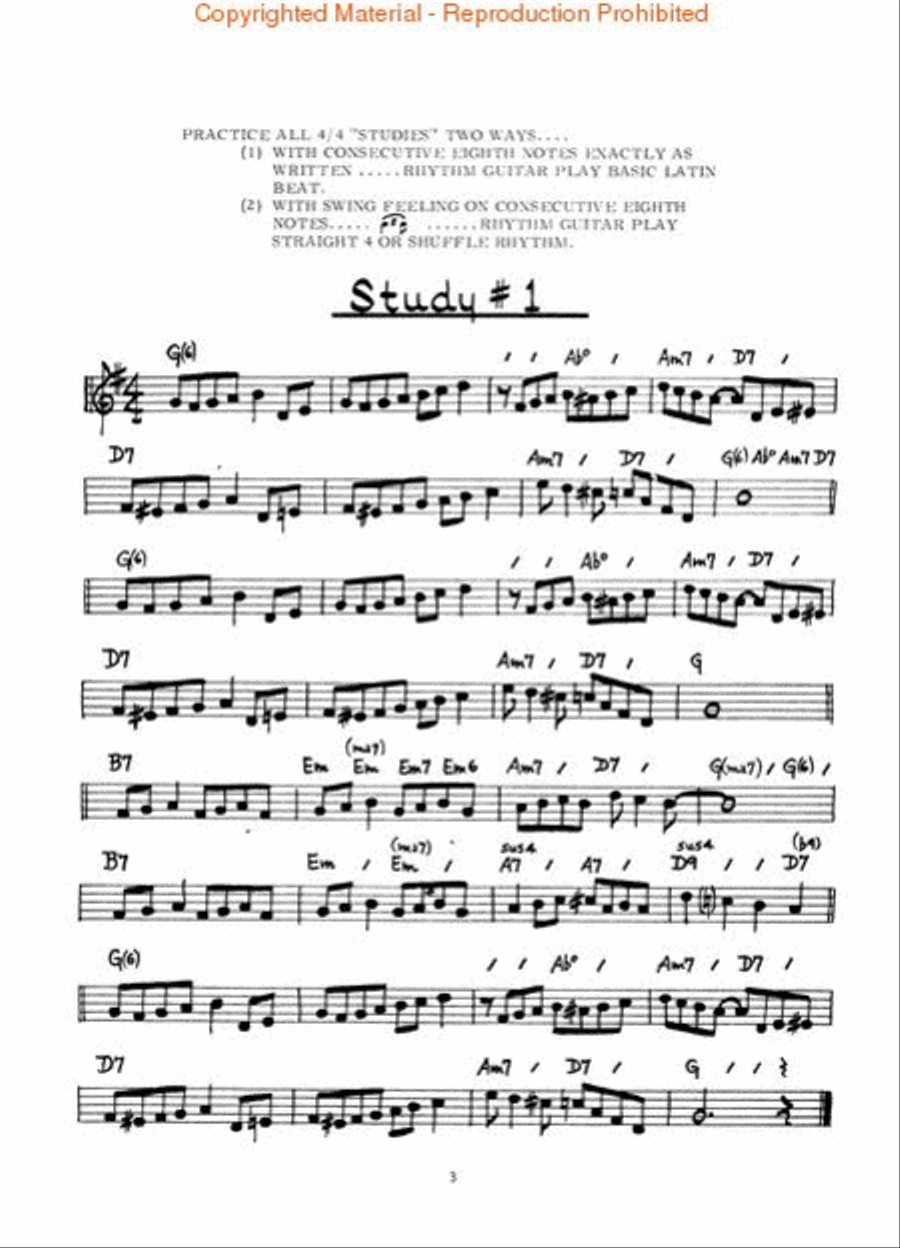 Melodic Rhythms for Guitar Guitar scores gallery preview page 2
