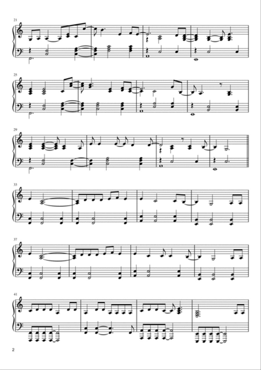 Your Power Piano Solo scores gallery preview page 2