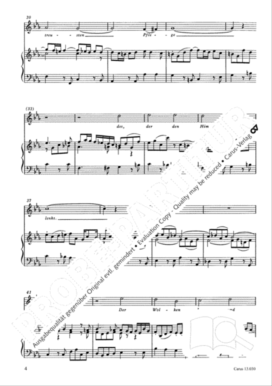 Befiehl du deine Wege Oboe scores gallery preview page 5
