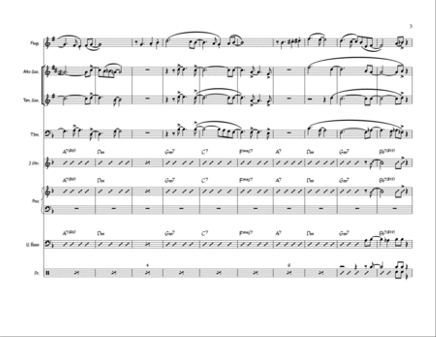 Beautiful Love Beautiful Love Jazz Ensemble scores gallery preview page 3