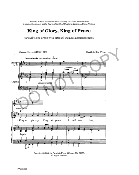 King of Glory, King of Peace image number null
