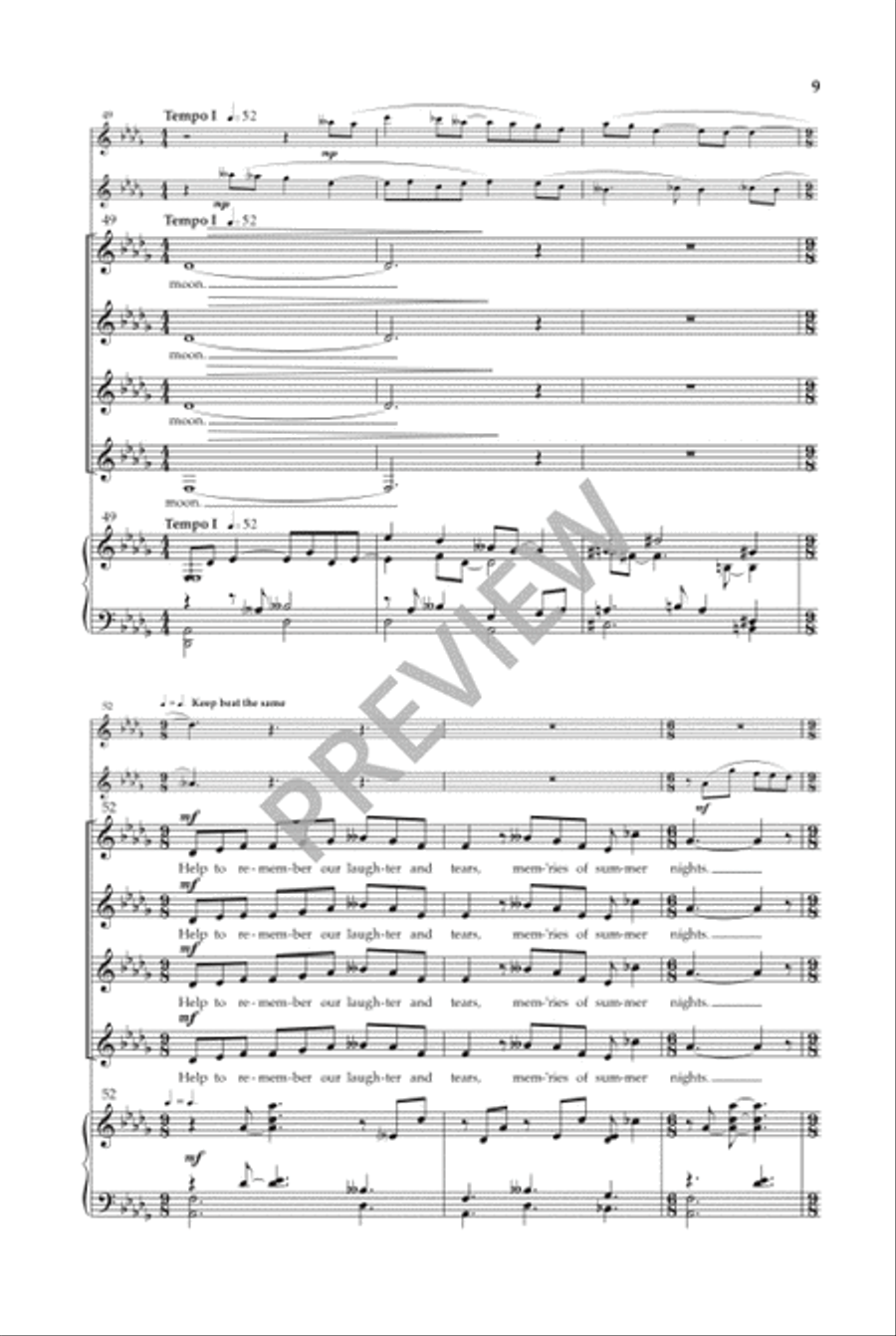 Song to the Moon (SSAA) Song to the Moon (SSAA) SSAA scores gallery preview page 10