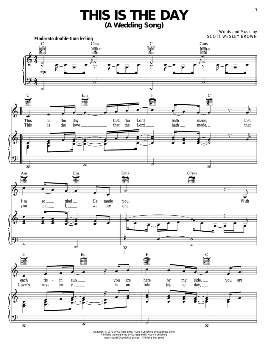 This Is The Day (A Wedding Song)