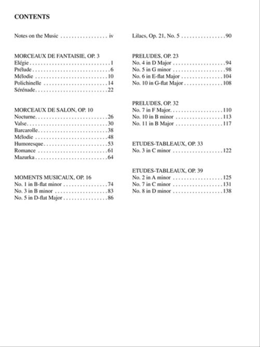Rachmaninoff Piano Anthology Piano Solo scores gallery preview page 3
