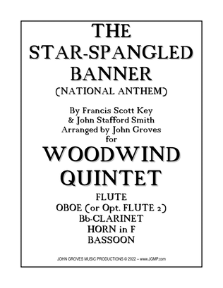 Book cover for The Star-Spangled Banner (National Anthem) - Woodwind Quintet