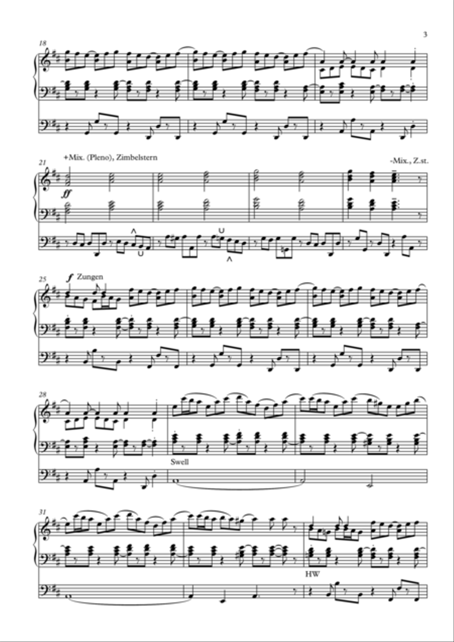 Irish Fantasy for organ Irish Fantasy for organ Organ Solo scores gallery preview page 3