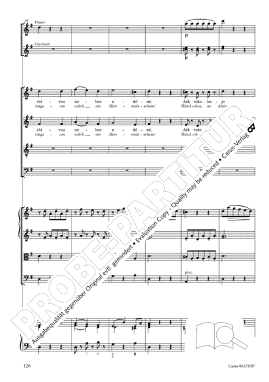 Missa pastoralis bohemica 4-Part scores gallery preview page 139