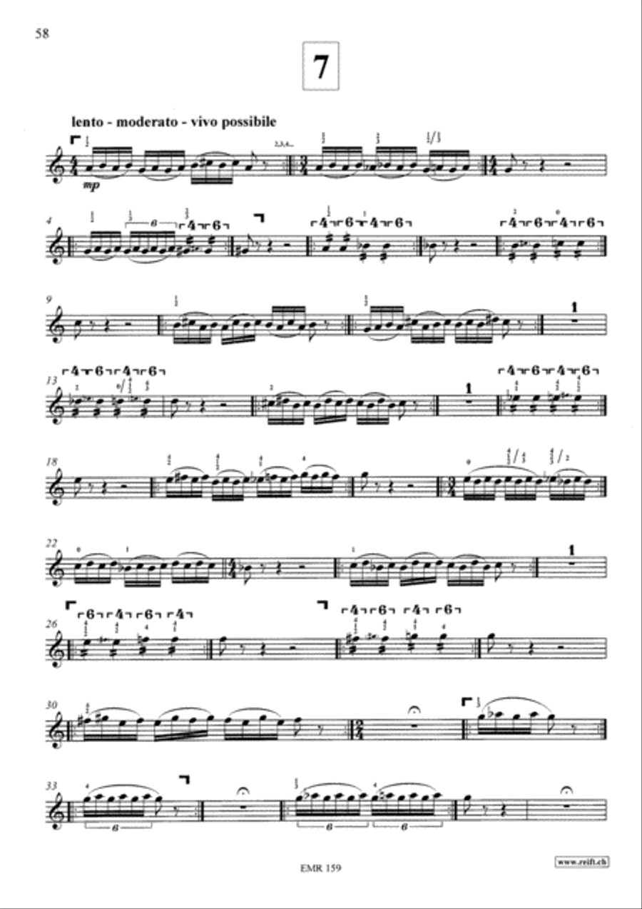 Treatise-Method and Exercises & 21 Etudes Horn scores gallery preview page 13