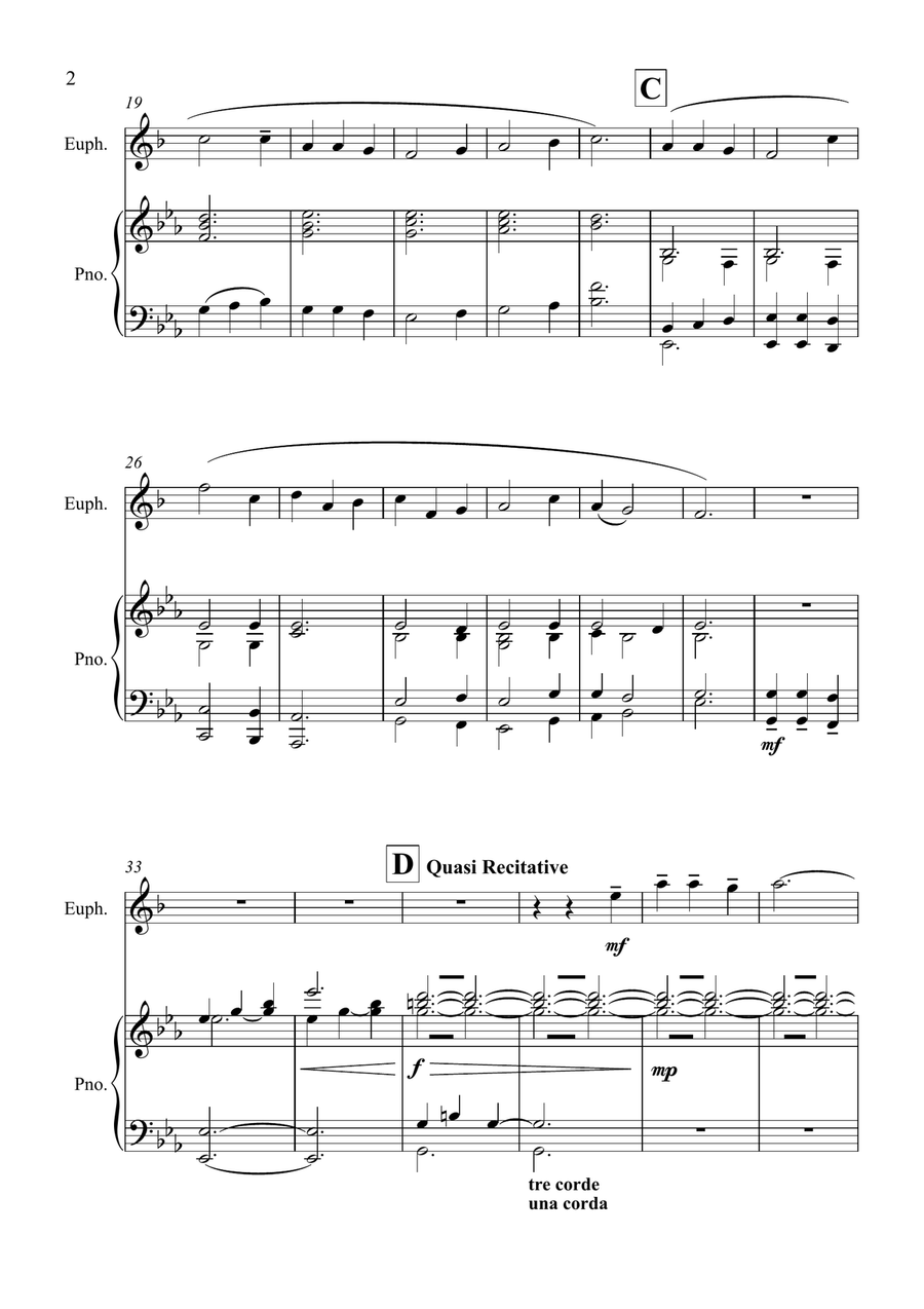 A French Carol A French Carol Euphonium scores gallery preview page 2