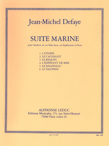 Sea Suite (saxhorn Or Bass Tuba Or Euphonium And Piano)