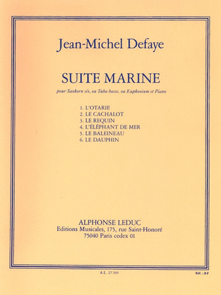 Book cover for Sea Suite (saxhorn Or Bass Tuba Or Euphonium And Piano)