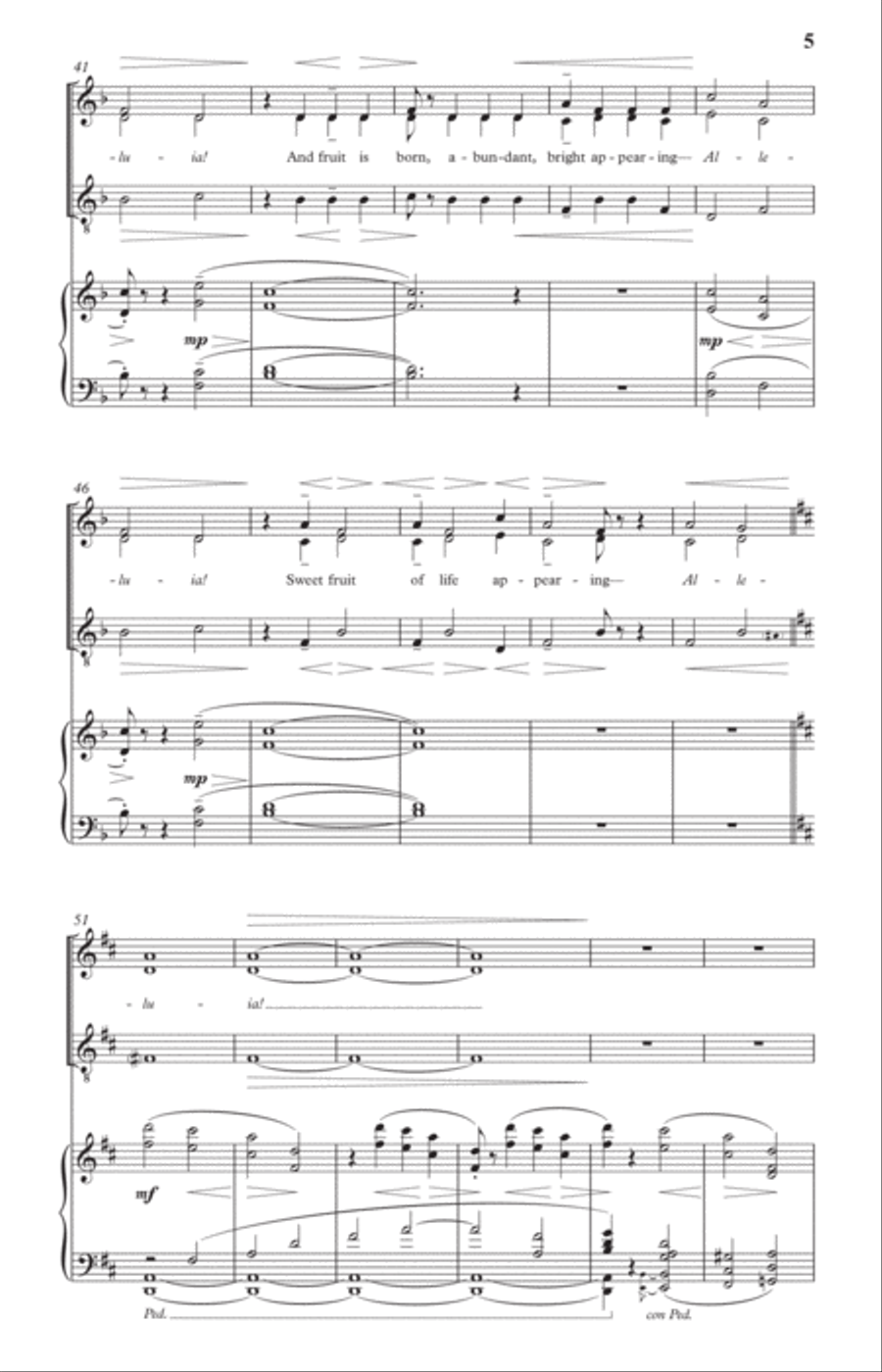 Tree of Life 4-Part scores gallery preview page 5