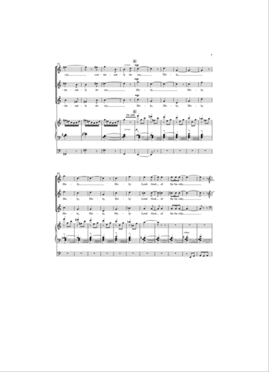Winchester Te Deum 4-Part scores gallery preview page 5