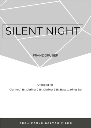 Book cover for SILENT NIGHT - CLARINET QUARTET