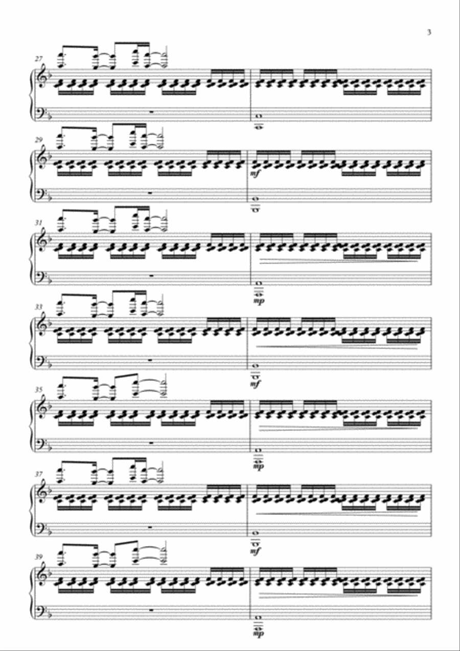 Vicissitude No 2 Piano Solo scores gallery preview page 3