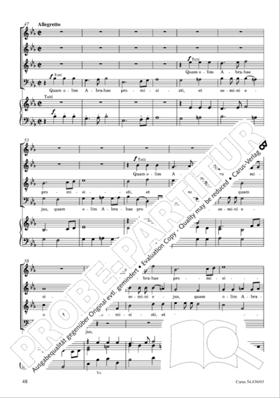 Requiem in B 4-Part scores gallery preview page 53