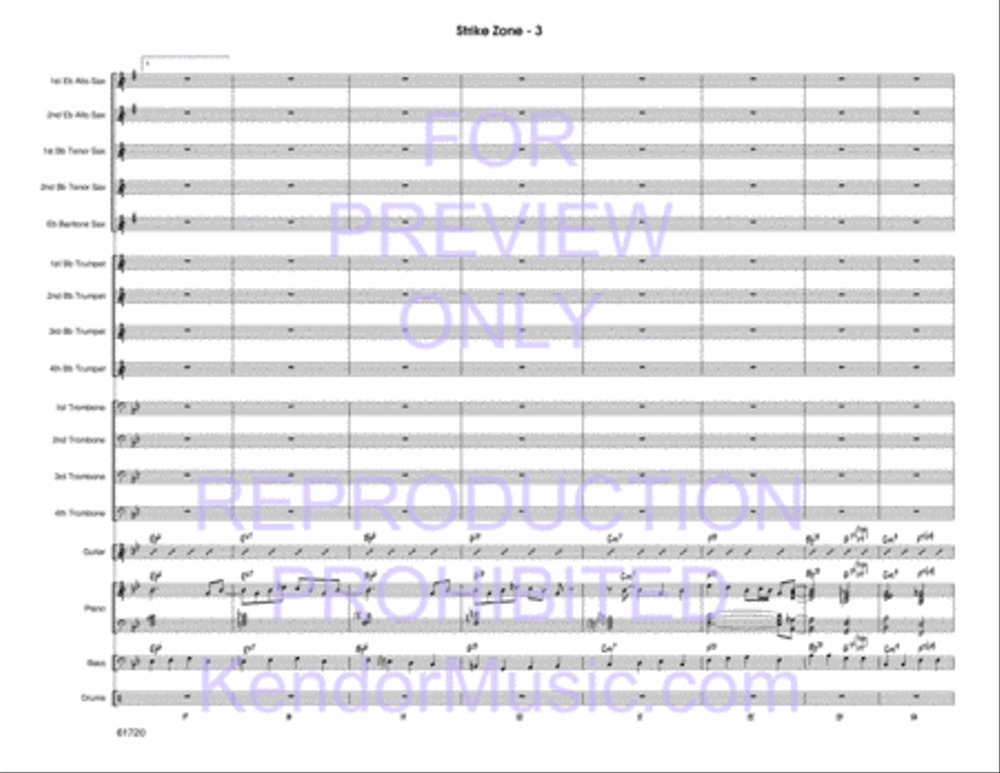 Strike Zone Strike Zone Jazz Ensemble scores gallery preview page 4