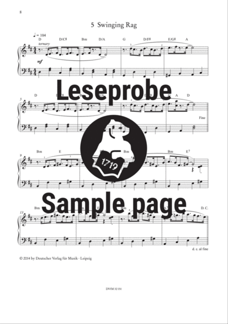 Catchy Tunes Easy Piano scores gallery preview page 9