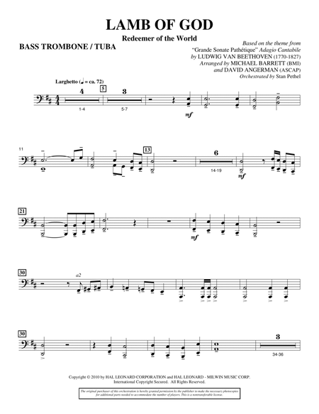Lamb Of God (Redeemer Of The World) - Bass Trombone/Tuba