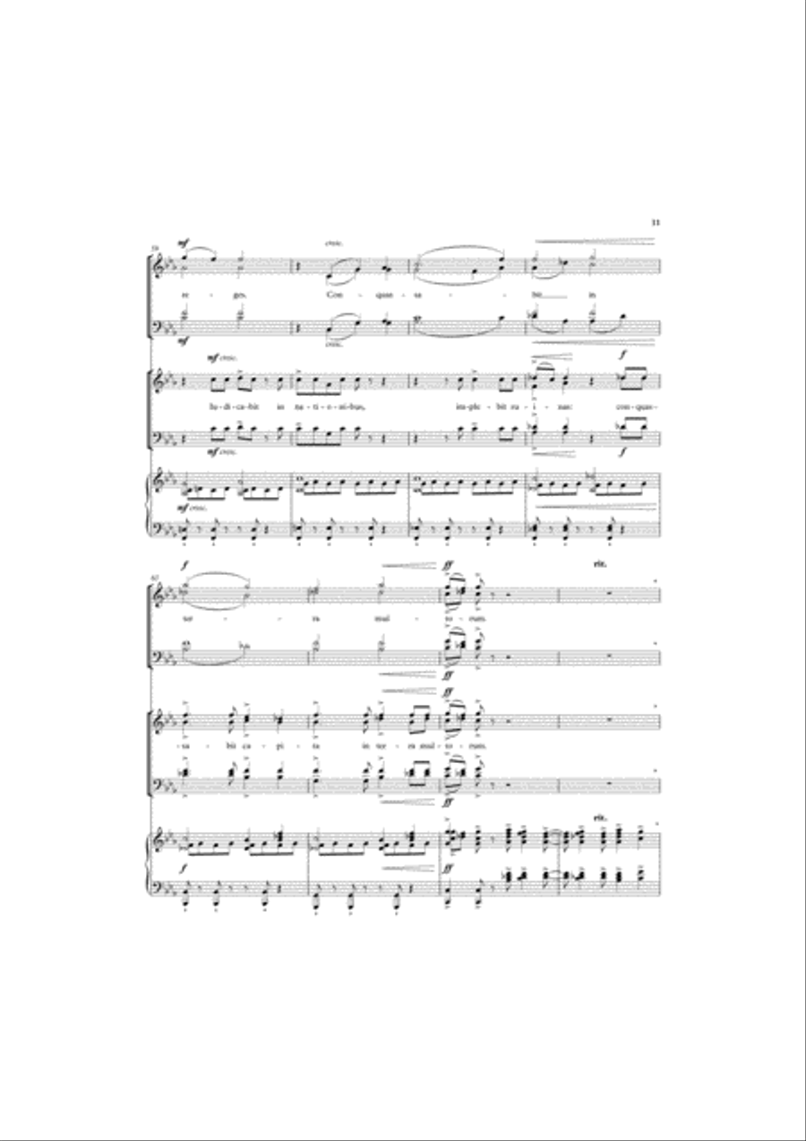 Salisbury Vespers Divisi scores gallery preview page 11