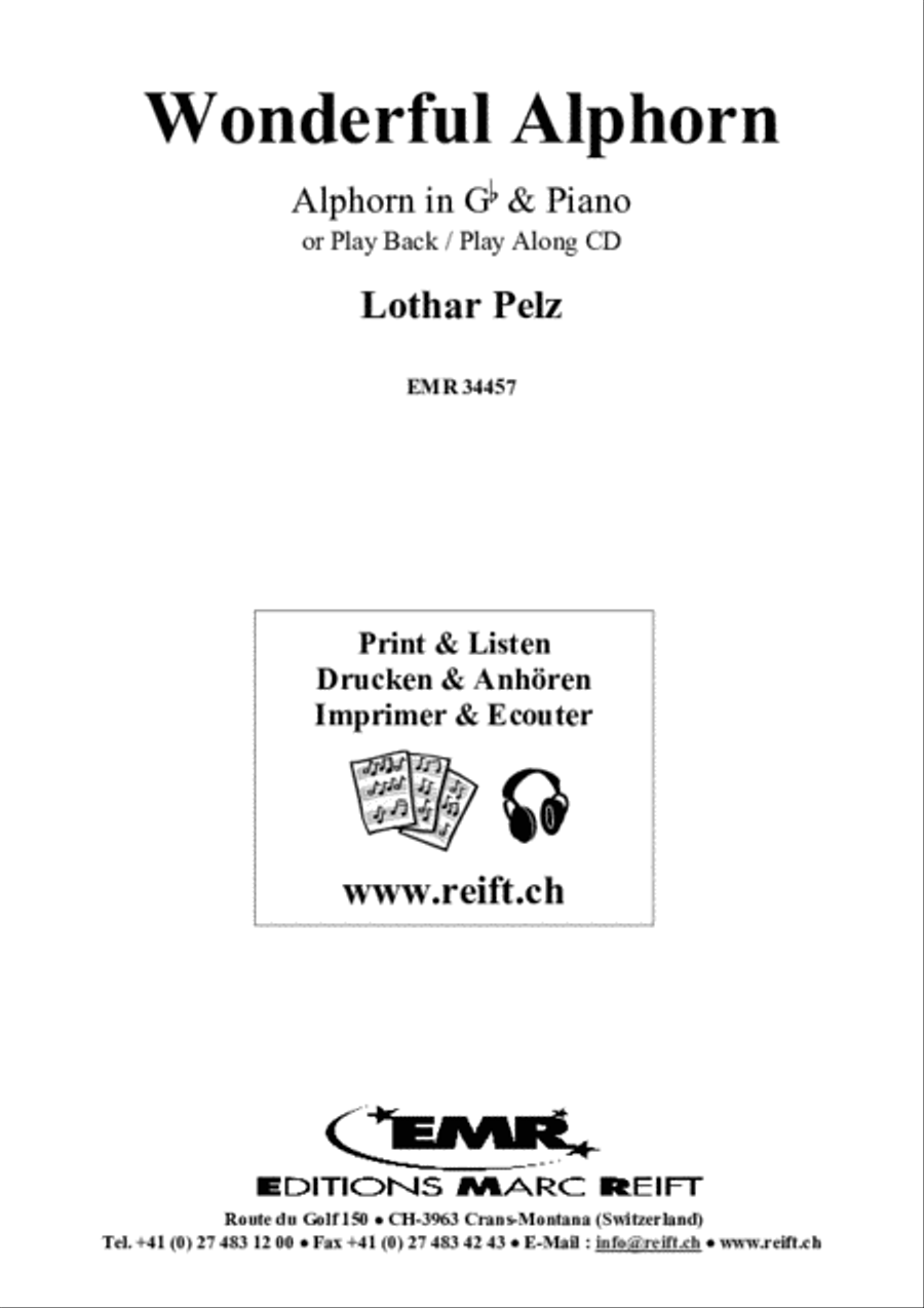 Wonderful Alphorn Piano Accompaniment scores gallery preview page 2