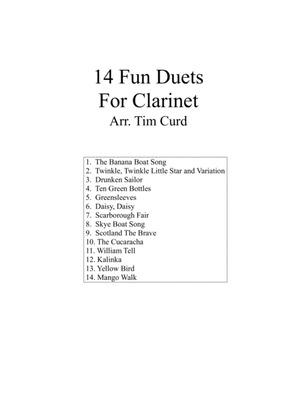 Book cover for 14 Fun Duets For Clarinet