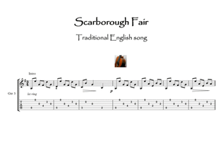Scarborough Fair Guitar trio