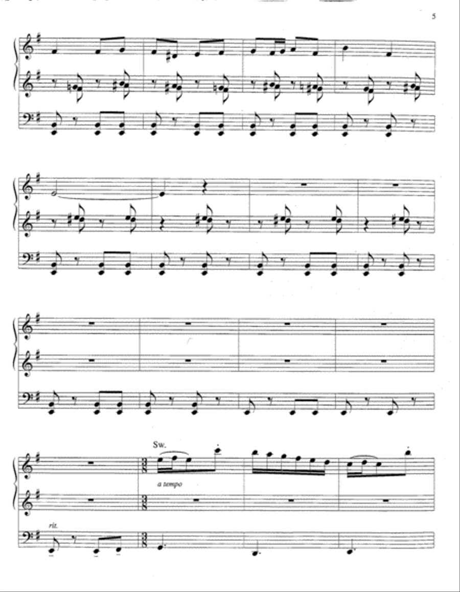 Carol Trilogy for the Merry Organ Organ scores gallery preview page 3