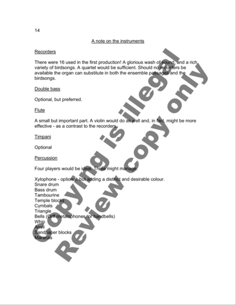 The Selfish Giant (A Children's Opera) (Libretto) Choir scores gallery preview page 12