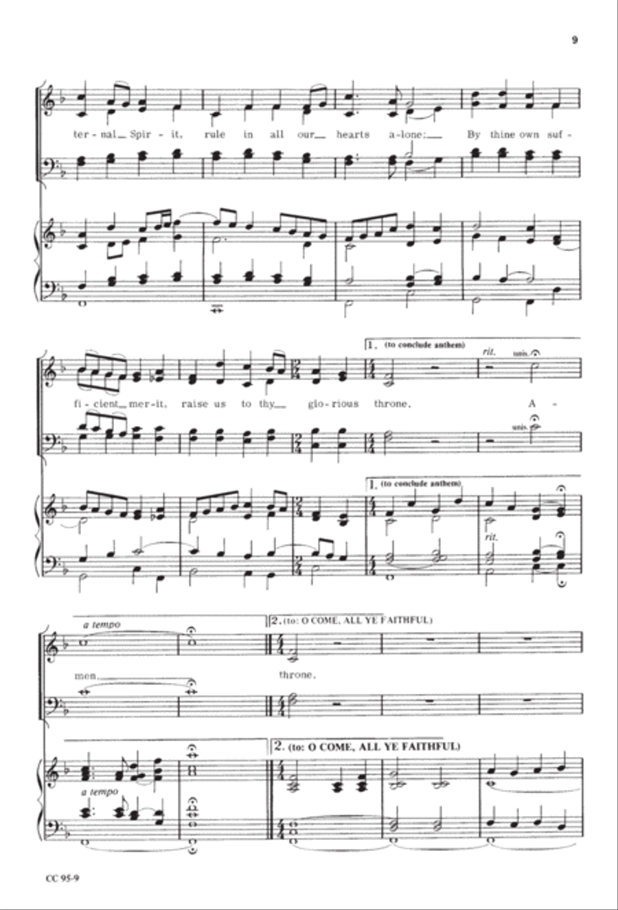 The Celebration 4-Part scores gallery preview page 9