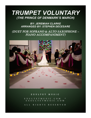 Book cover for Trumpet Voluntary (Duet for Soprano and Alto Saxophone - Piano Accompaniment)