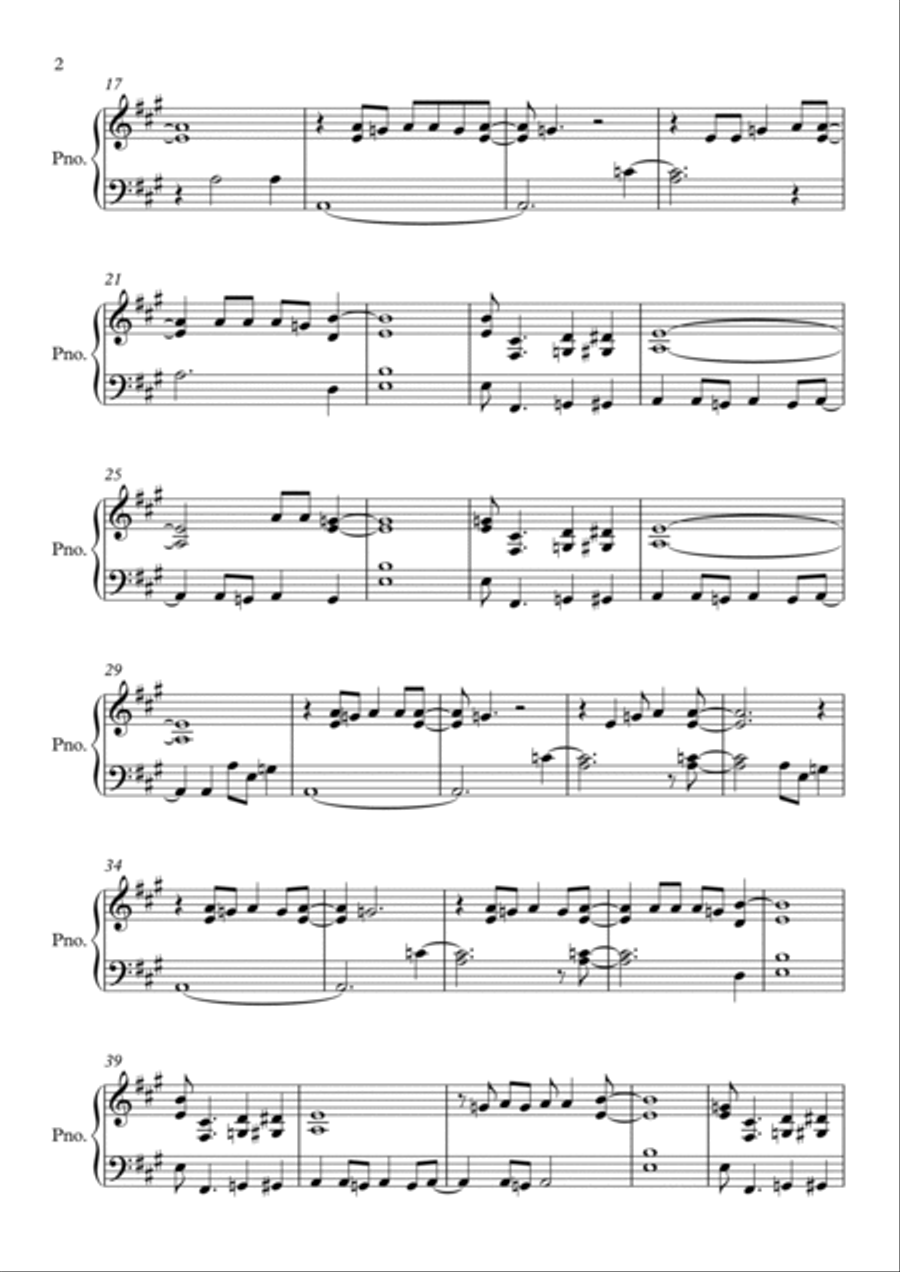Better Call Saul Main Title Theme Piano Solo scores gallery preview page 2