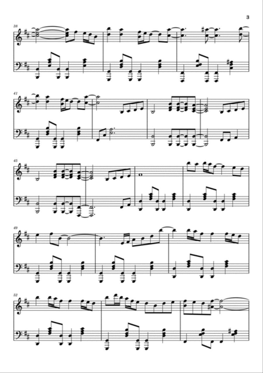 I Can't Tell You Why Piano Solo scores gallery preview page 3