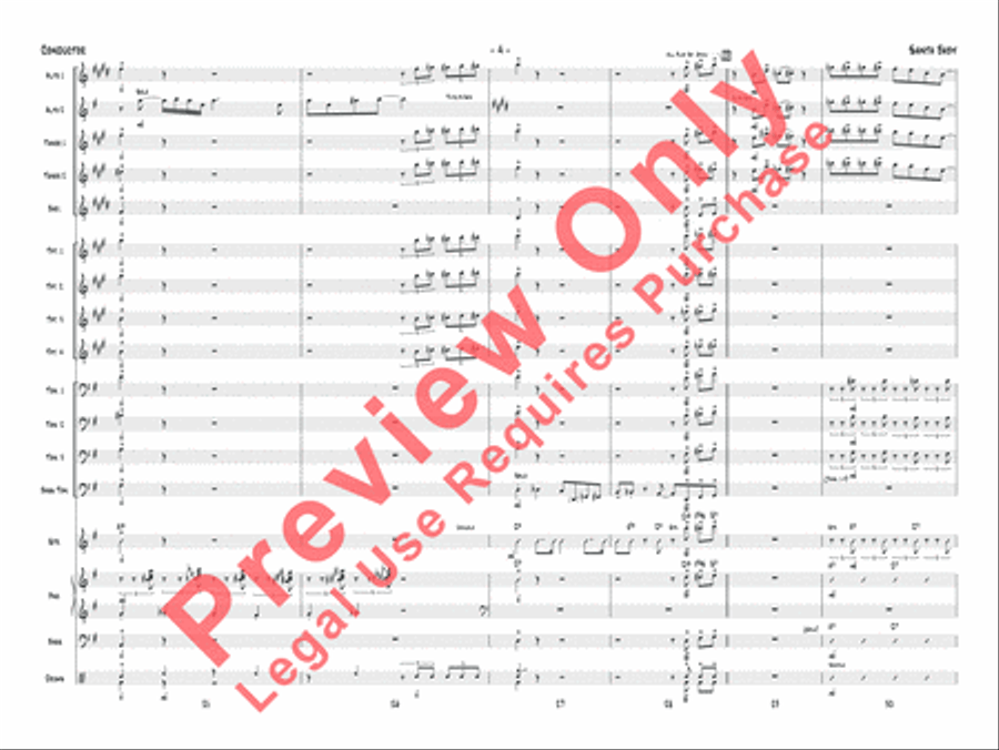 Santa Baby Jazz Ensemble scores gallery preview page 25