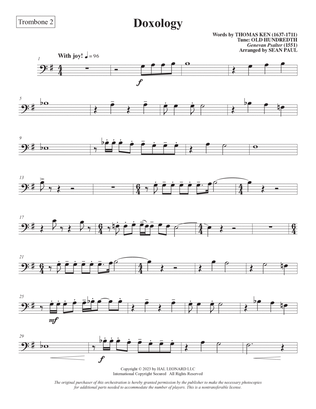 Doxology (arr. Sean Paul) - Trombone 2