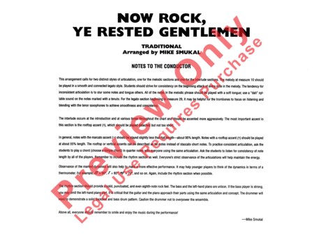 Now Rock, Ye Rested Gentlemen image number null