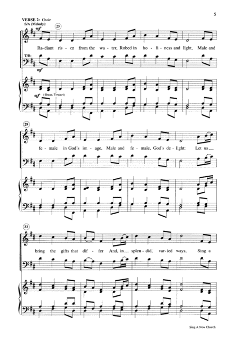 Sing a New Church 4-Part scores gallery preview page 4