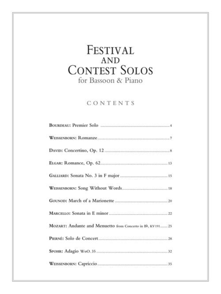 Festival and Contest Solos image number null