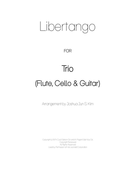 Libertango for Trio (flute, cello and guitar) image number null
