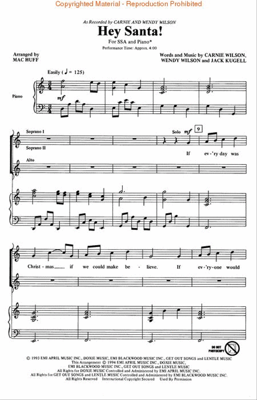 Hey Santa! SSA scores gallery preview page 2