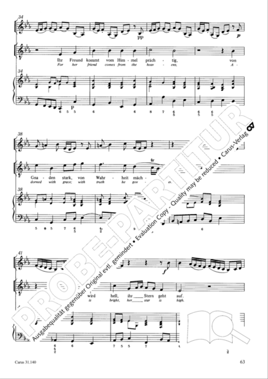 Wake, o wake and hear the voices STB scores gallery preview page 64