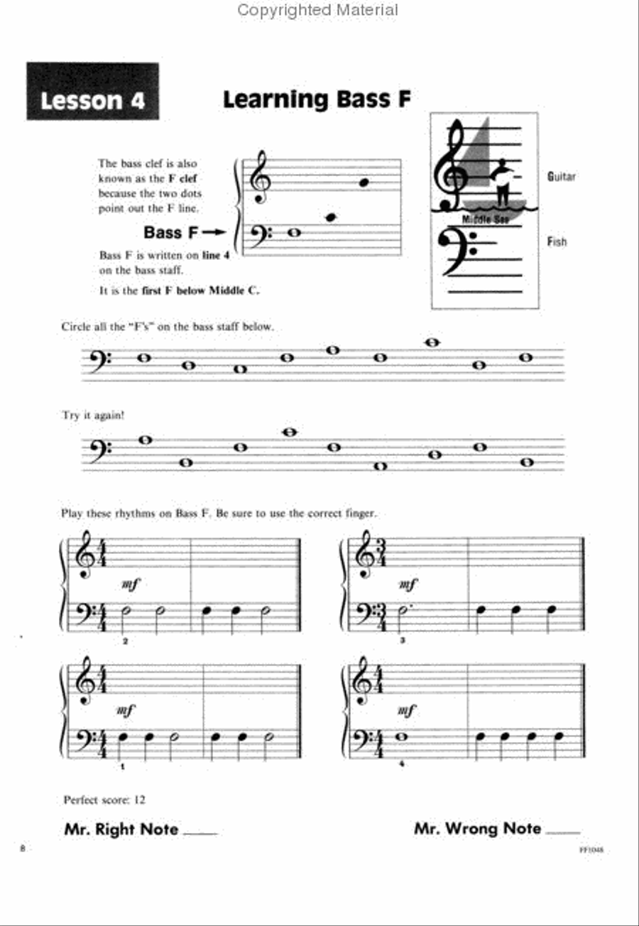 I Can Read Music - Book 1 Piano Method scores gallery preview page 3