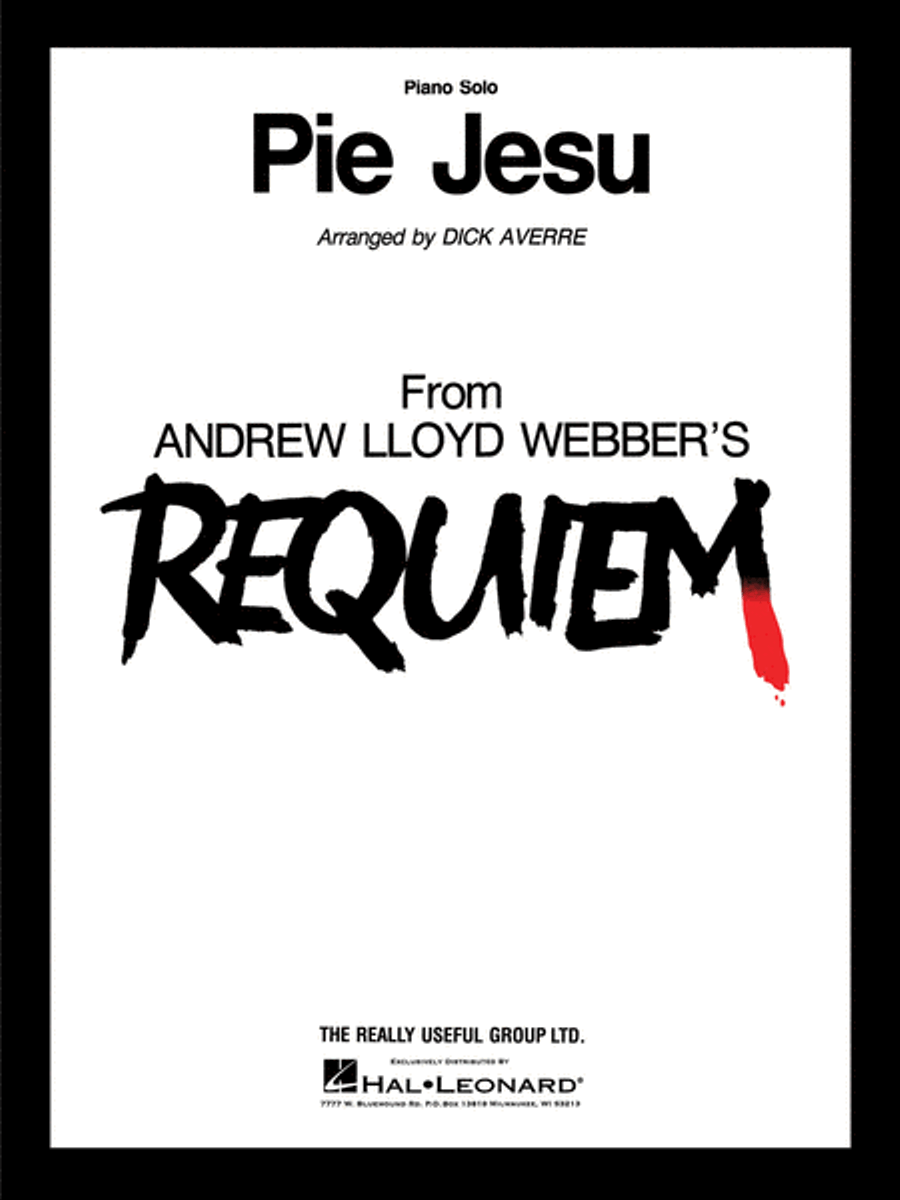 Pie Jesu – Piano Solo Piano Solo scores gallery preview page 1