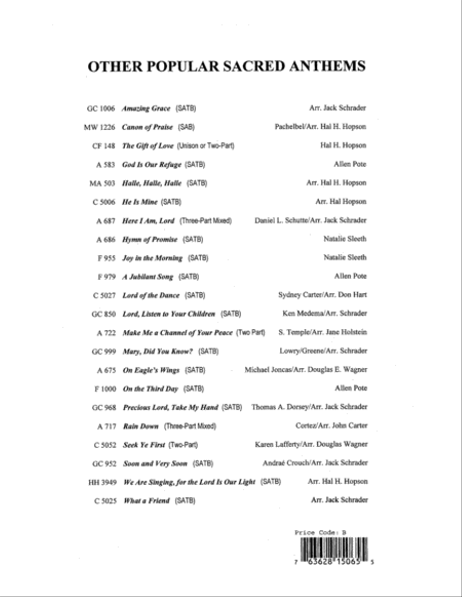 Here Is Love Choir scores gallery preview page 8