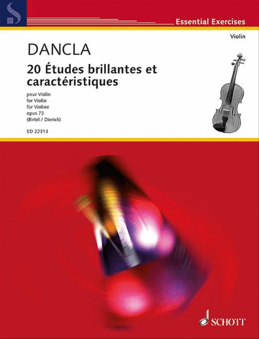 20 Études brillantes et caractéristiques Violin Solo scores gallery preview page 1