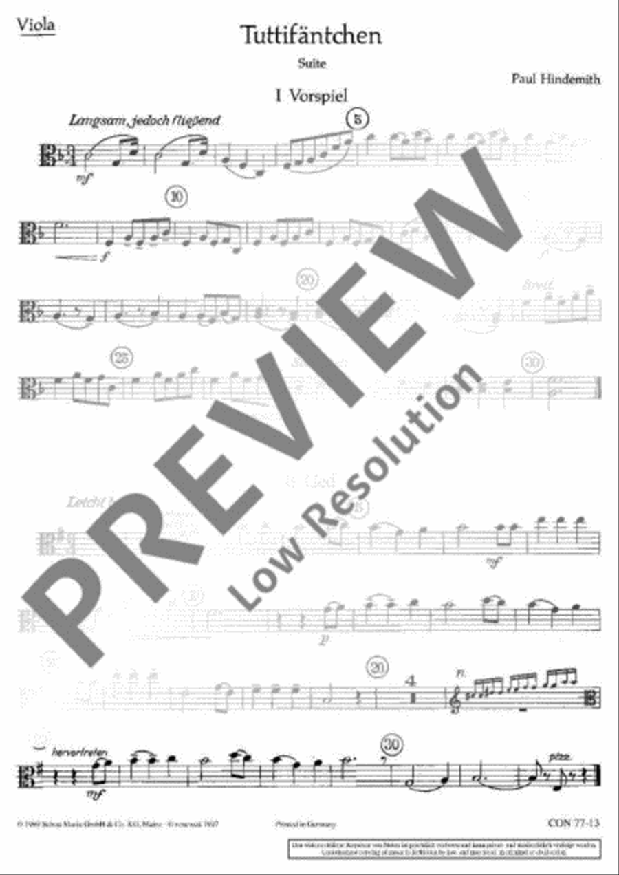 Tuttifäntchen Viola scores gallery preview page 2
