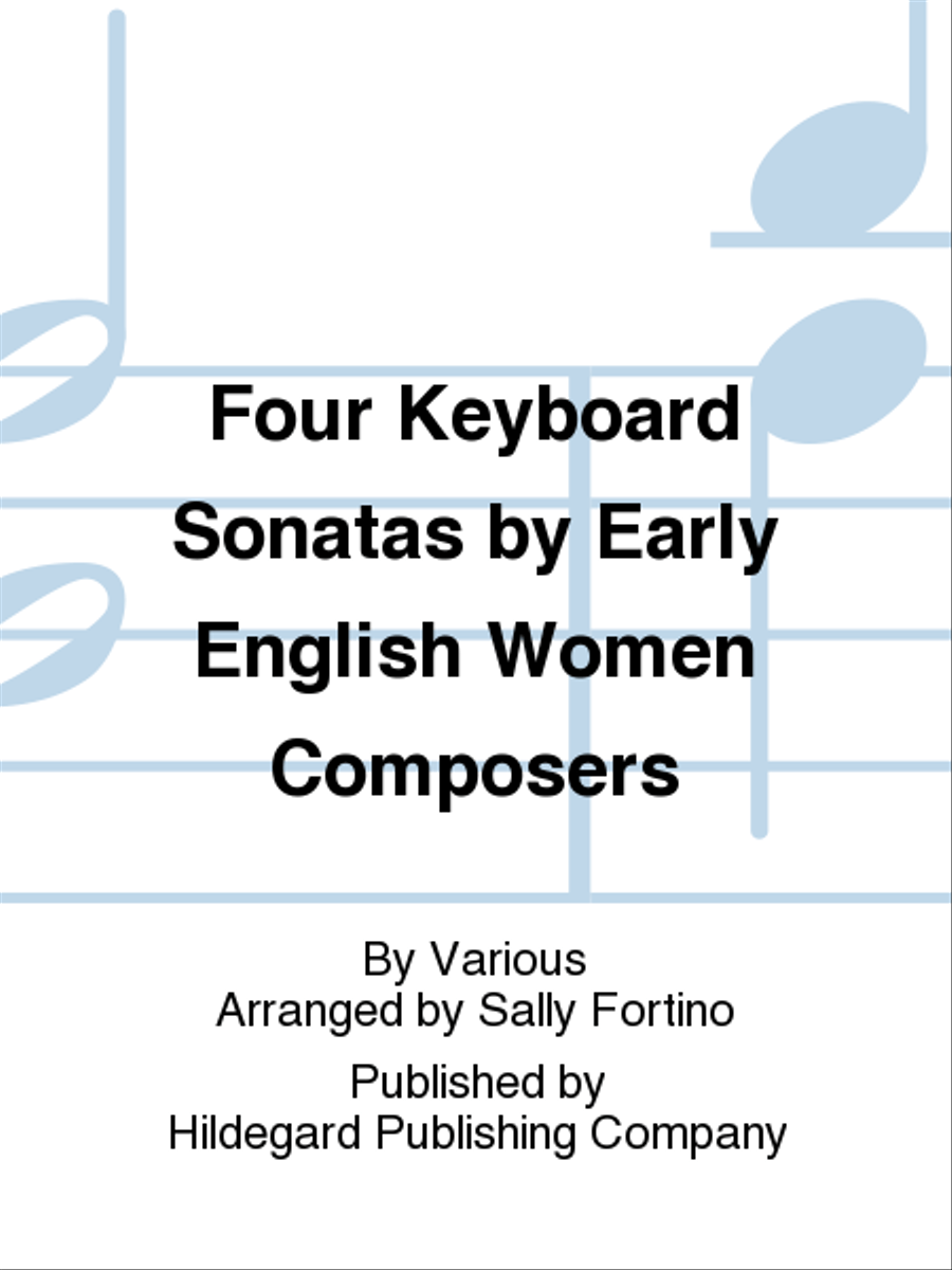 Four Keyboard Sonatas By Early English Women Composers Piano Solo scores gallery preview page 1