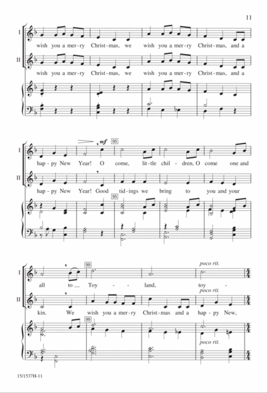 Christmas...In About Three Minutes 2-Part scores gallery preview page 12