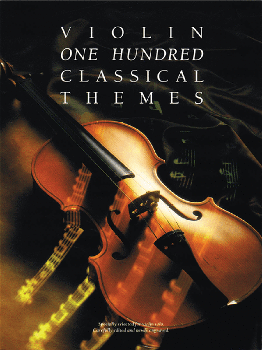 100 Classical Themes for Violin Violin Solo scores gallery preview page 1